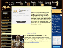 Tablet Screenshot of medieval.stormthecastle.com